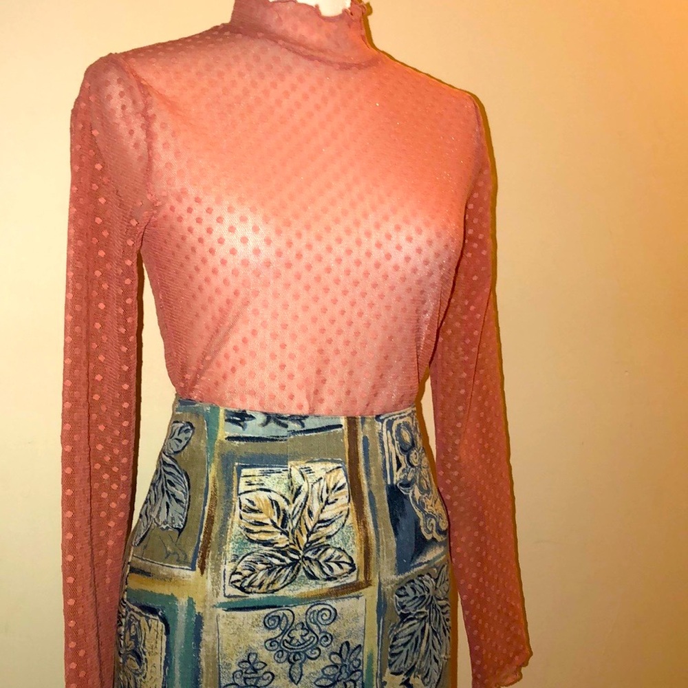 Vintage Midi Floral Skirt